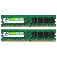 Corsair 2GB Kit (2x1GB) DDR2 667MHz/PC2-5300 Memory Non-ECC Unbuffered CL5 Lifetime Warranty