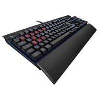Corsair K70 Gaming Keyboard Black Blue Leds With Red Switches