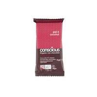 conscious chocolate bites goji coconut 15g