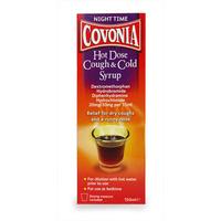 Covonia Night Time Hot Dose Cough and Cold Syrup 150ml