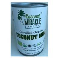 coconut miracle organic 22 fat coconut milk 400ml