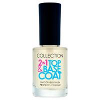 collection 2 in 1 top and base nail varnish clear