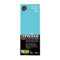 conscious chocolate coconut crunch 50g