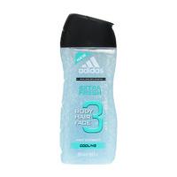 coty adidas 3in1 body hair face shower gel shampoo 250ml