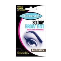 colorsport diva 30 day brow tint dark brown