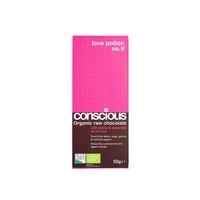 conscious chocolate love potion no 9 50g