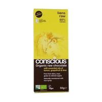 conscious chocolate lions raw 50g