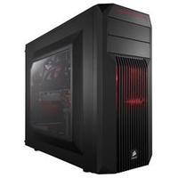 corsair carbide series spec 02 mid tower atx case red led