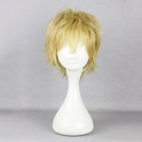 Cosplay Wigs Kagerou Project Saori Kido Yellow Short Anime/ Video Games Cosplay Wigs 30 CM Heat Resistant Fiber Male