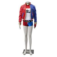 cosplay costumes super heroes movie cosplay red blue patchwork print c ...