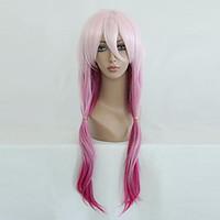 Cosplay Wigs Guilty Crown Inori Yuzuriha Pink Medium Anime Cosplay Wigs 65 CM Heat Resistant Fiber Female