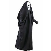 Cosplay Costumes Angel/Devil Movie Cosplay Black Coat Mask Halloween Christmas New Year Male PVC Cotton