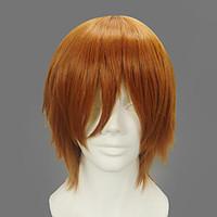 Cosplay Wigs Cosplay Mamiru Keikain Brown Short Anime Cosplay Wigs 32 CM Heat Resistant Fiber Male