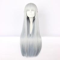 Cosplay Wigs Cosplay Cosplay White Straight Anime Cosplay Wigs 80 CM Heat Resistant Fiber