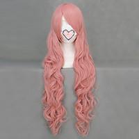Cosplay Wigs Vocaloid Megurine Luka Pink Long Anime/ Video Games Cosplay Wigs 90 CM Heat Resistant Fiber Female