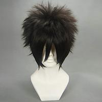 Cosplay Wigs Naruto Sasuke Uchiha Black Short Anime Cosplay Wigs 30 CM Heat Resistant Fiber Male