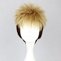 Cosplay Wigs Attack on Titan Jean Kirstein Yellow Short Anime Cosplay Wigs 30 CM Heat Resistant Fiber Male