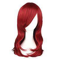 Cosplay Wigs Naruto Victorique De Blois Red Medium Anime Cosplay Wigs 55 CM Heat Resistant Fiber Male / Female