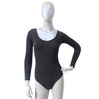Cotton/Lycra Long Sleeve Leotard More Colors for Girls and Ladies