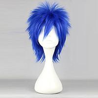 cosplay wigs fairy tail mystogan blue short anime cosplay wigs 35 cm h ...