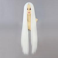 Cosplay Wigs Cosplay Cosplay White Long Anime/ Video Games Cosplay Wigs 100 CM Heat Resistant Fiber Female