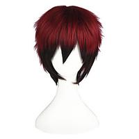 Cosplay Wigs Kuroko no Basket Kagami Taiga Black / Red Short Anime Cosplay Wigs 35 CM Heat Resistant Fiber Male / Female