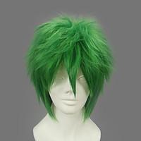 Cosplay Wigs Naruto Zetsu Green Short Anime Cosplay Wigs 32 CM Heat Resistant Fiber Male