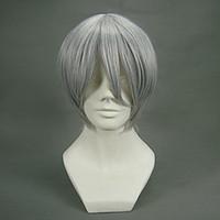 Cosplay Wigs Vampire Knight Zero Gray Short Anime Cosplay Wigs 32 CM Heat Resistant Fiber Male