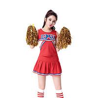 Cosplay Costumes Party Costume Cheerleader Costumes Career Costumes Festival/Holiday Halloween Costumes Solid Top Skirt Halloween Carnival