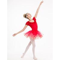 cottonlycra cap sleeve leotards with tutu skirts more colors for ladie ...