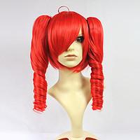 Cosplay Wigs Vocaloid Kasane Teto Red Short Anime/ Video Games Cosplay Wigs 40 CM Heat Resistant Fiber Female