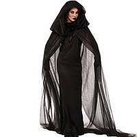 Cosplay Costumes Party Witch Cloak Black Ghost Zombie Vampires Halloween Carnival Dress / Cloak Halloween New Year