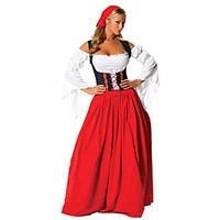 Cosplay Costumes/Party Costumes Beautiful Red/White Longuette Female Oktoberfest Costumes