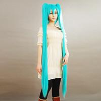 Cosplay Wigs Vocaloid Hatsune Miku Blue Extra Long Anime/ Video Games Cosplay Wigs 150 CM Male / Female
