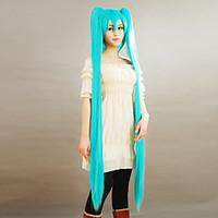 cosplay wigs vocaloid hatsune miku blue extra long anime video games c ...