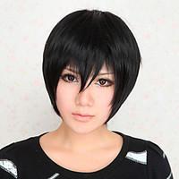 Cosplay Wigs DuRaRaRa Izaya Orihara Black Short Anime Cosplay Wigs 30 CM Heat Resistant Fiber Male