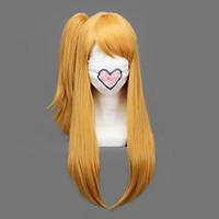 Cosplay Wigs Fairy Tail Lucy Heartfilia Golden Medium / Straight Anime Cosplay Wigs 60 CM Heat Resistant Fiber Female