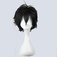 Cosplay Wigs Cosplay Cosplay Black Short Anime Cosplay Wigs 30 CM Male / Female