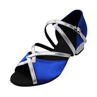 Color Block Suede Upper Arch Strap Dance Sandals Dance Shoes For Kids Or Ladies(More Colors)