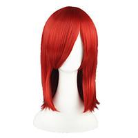 Cosplay Wigs Black Butler Nozomi T?j? Red Medium Anime Cosplay Wigs 45 CM Heat Resistant Fiber Male / Female