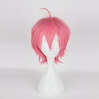 Cosplay Wigs Cosplay Cosplay Pink Short Anime Cosplay Wigs 35cm CM Heat Resistant Fiber Female