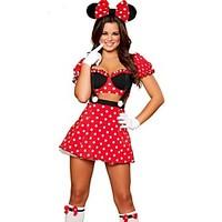 Cosplay Costumes / Party Costume Cute Princess Mouse Polka Dot Red Terylene Girl\'s Cosplay Costume Halloween Costume