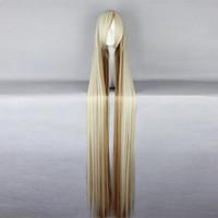 Cosplay Wigs Chobits Freya Yellow Extra Long Anime Cosplay Wigs 150 CM Male / Female