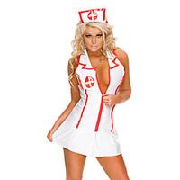 Cosplay Costumes Party Costume Nurse Career Costumes Festival/Holiday Halloween Costumes White Color Block EarringHalloween Christmas
