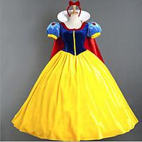 Cosplay Costumes/Party Costumes Fairytale Charming Snow Princess Satin Halloween Female Princess Dress Costumes