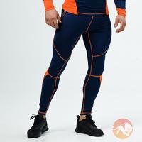 compression pants navy orange xl