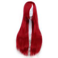 Cosplay Wigs Cosplay Cosplay Red Long Anime Cosplay Wigs 80 CM Heat Resistant Fiber Male / Female