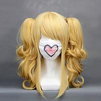 Cosplay Wigs Black Butler Elizabeth Golden Short Anime Cosplay Wigs 40 CM Heat Resistant Fiber Female
