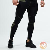 Compression Pants Army Black Green Medium