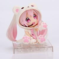 Cosplay Snow Small Miku PVC 14cm Anime Action Figures Model Toys Doll Toy Pink